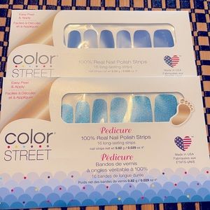 Brand New Color Street mani/ pedi set Greeking Out and How Swede It Is